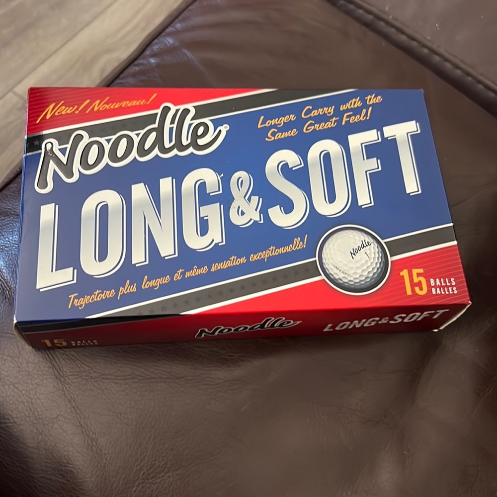 NWT NOODLE LONG & SOFT GOLF BALLS 15 BALLS